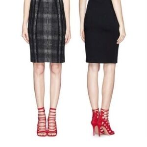 Diane Von Furstenberg Stretch Blend Pencil Skirt